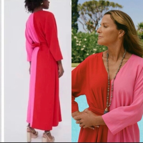 Tuckernuck Red and Pink Maxi Dress - Picture 5 of 8